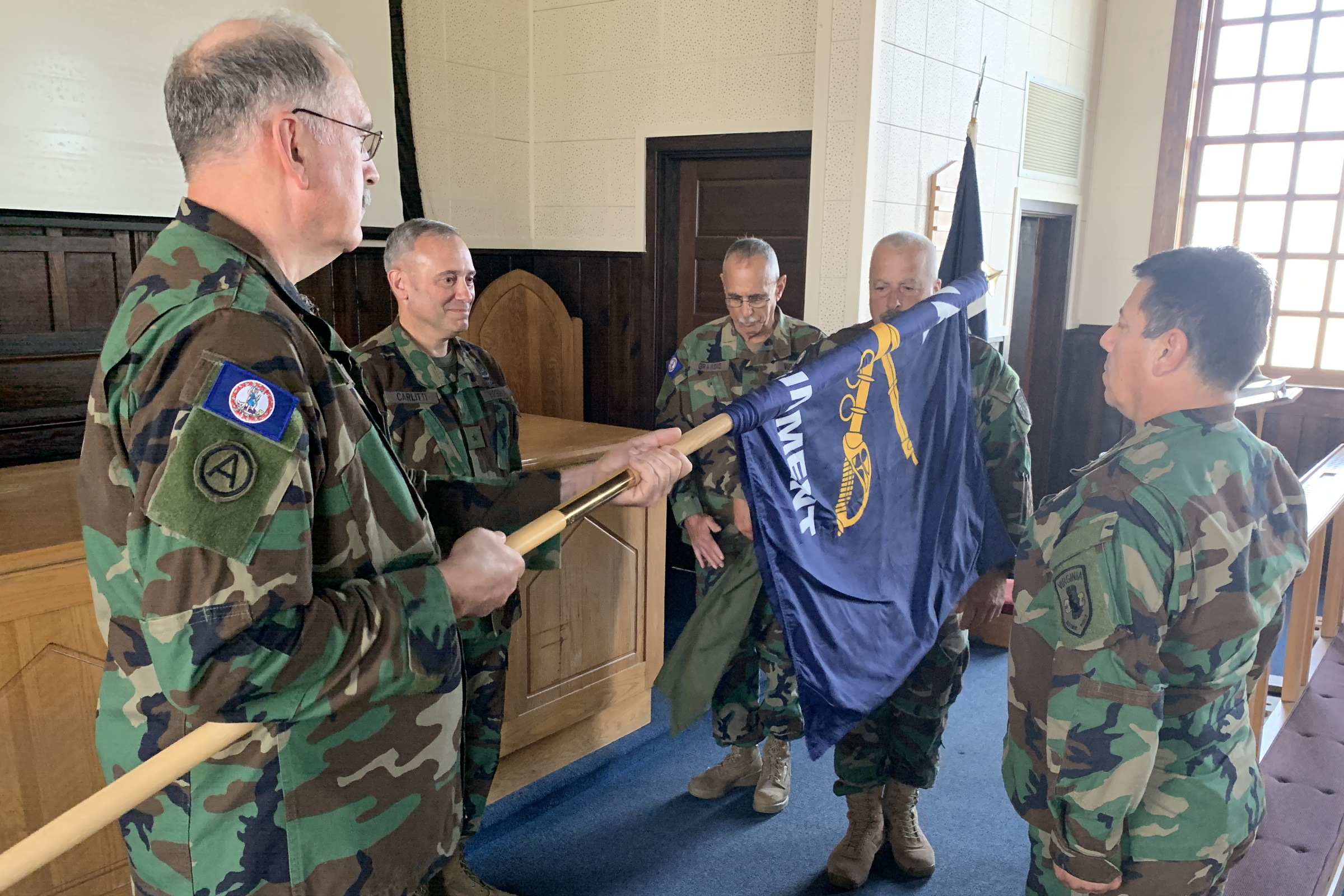 VDF Consolidates regimental organization