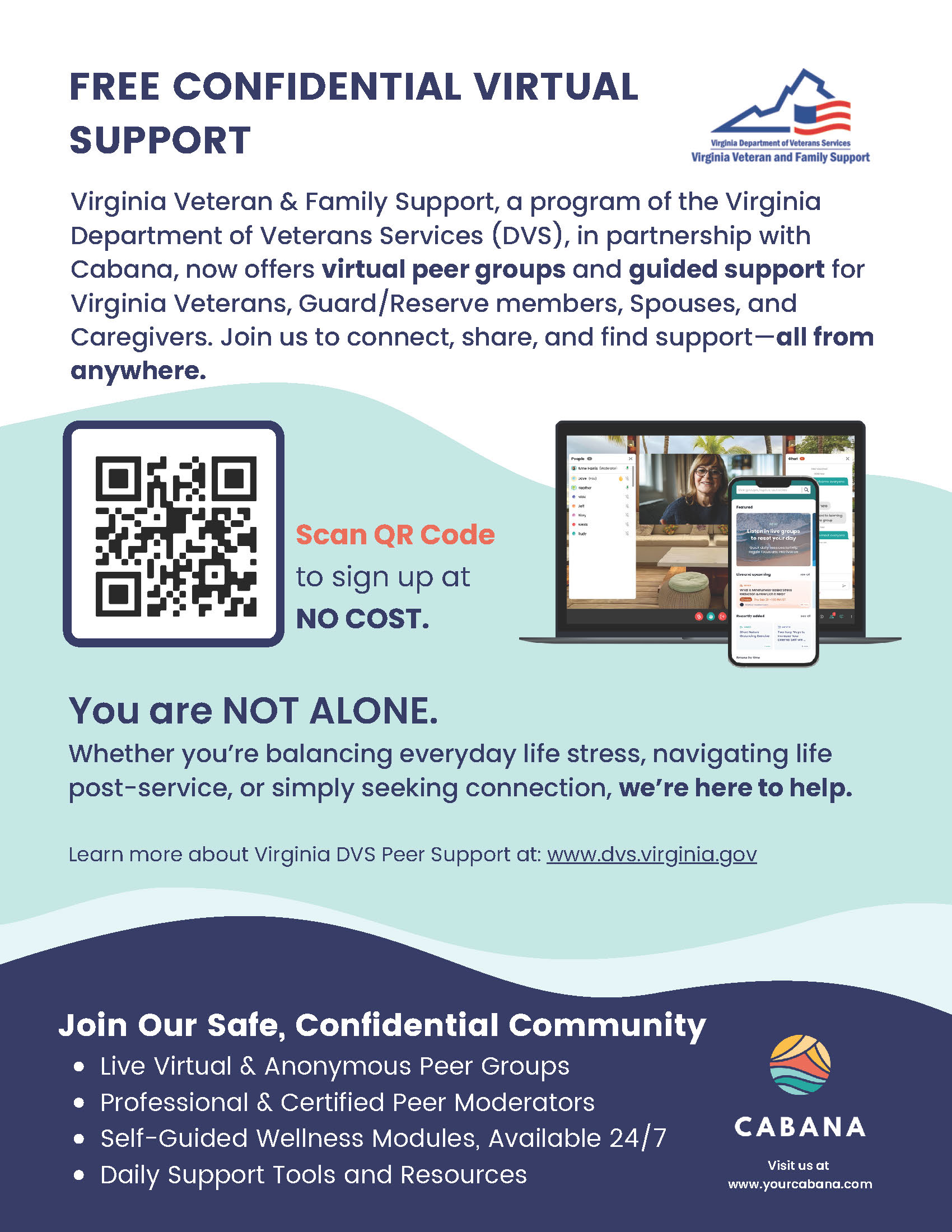 Department of Veterans Services wellness portal available to VDF